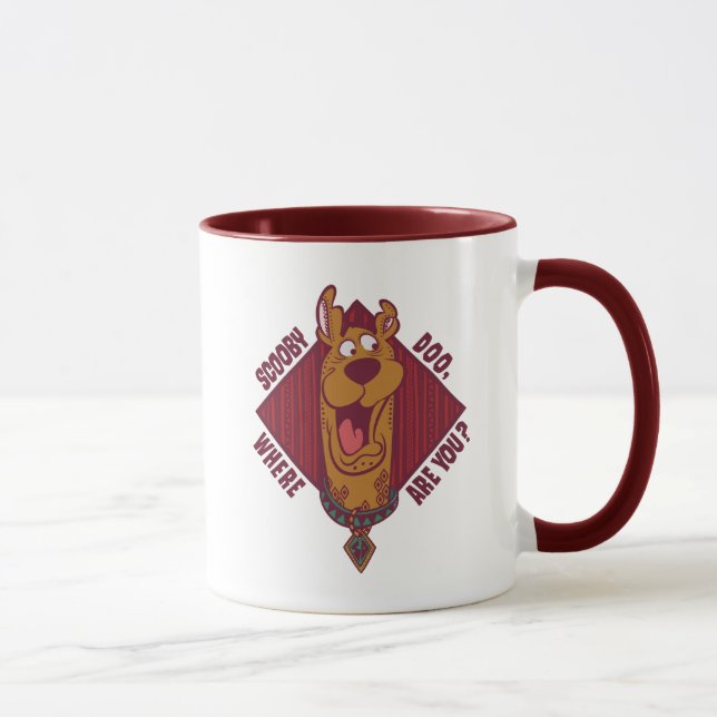 Scooby-Doo Wo sind Sie Tribal Graphic Tasse (Rechts)
