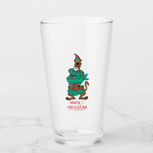 Scooby-Doo Wrapped In Wreaths Glas