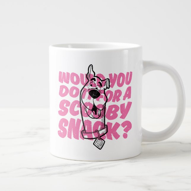 Scooby-Doo |Würden Sie es für einen Scooby-Imbiss  Jumbo-Tasse (Rechts)