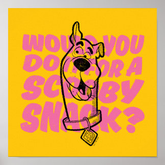 Scooby-Doo |Würden Sie es für einen Scooby-Imbiss Poster