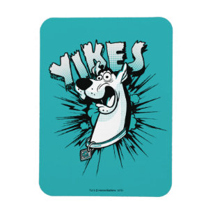 Scooby-Doo "Yikes!" Halftone Graphic Magnet