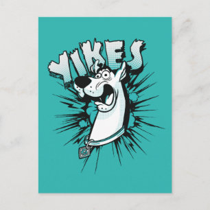 Scooby-Doo "Yikes!" Halftone Graphic Postkarte