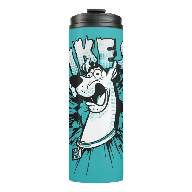 Scooby-Doo "Yikes!" Halftone Graphic Thermosbecher (Vorderseite)