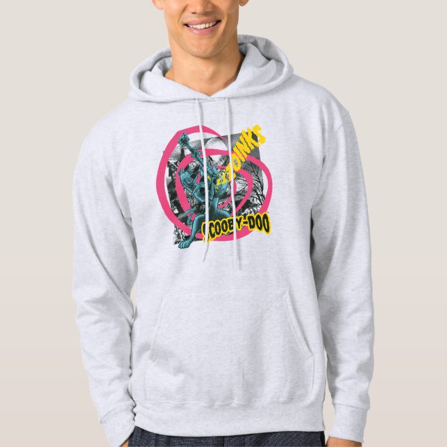 Scooby-Doo Zoinks Punk Guitar Graphic Hoodie (Vorderseite)