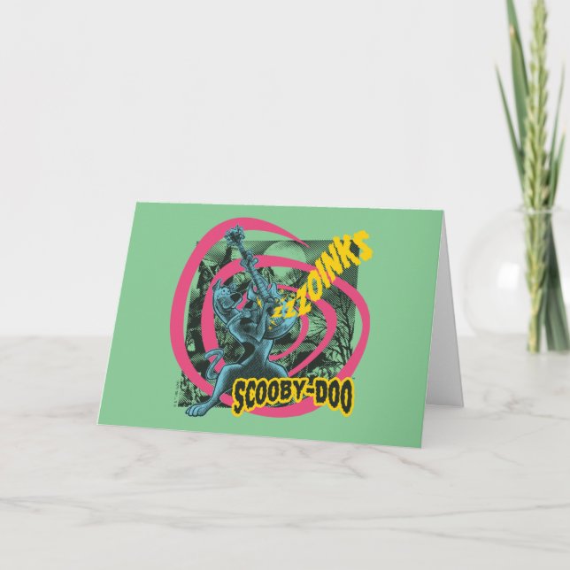Scooby-Doo Zoinks Punk Guitar Graphic Karte (Vorderseite)