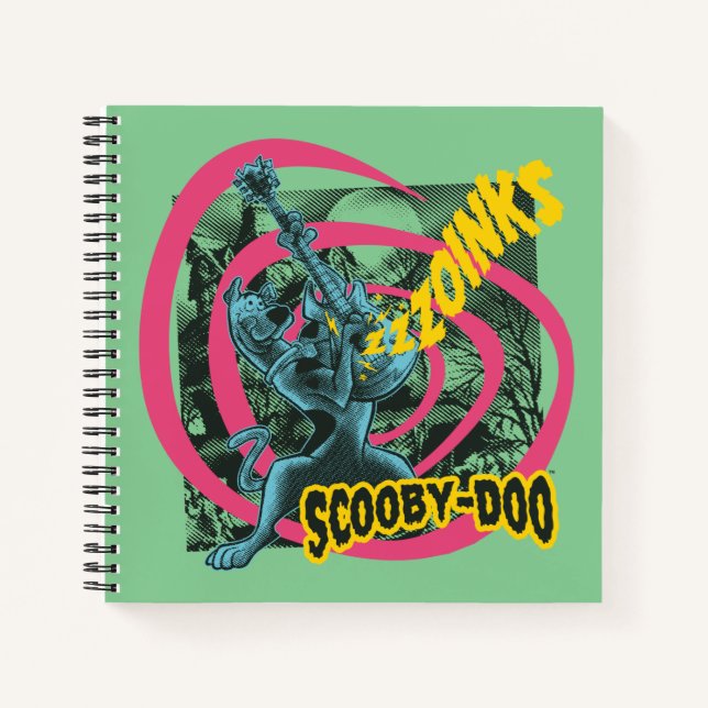 Scooby-Doo Zoinks Punk Guitar Graphic Notizbuch (Vorderseite)