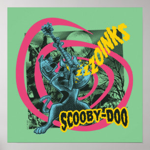 Scooby-Doo Zoinks Punk Guitar Graphic Poster