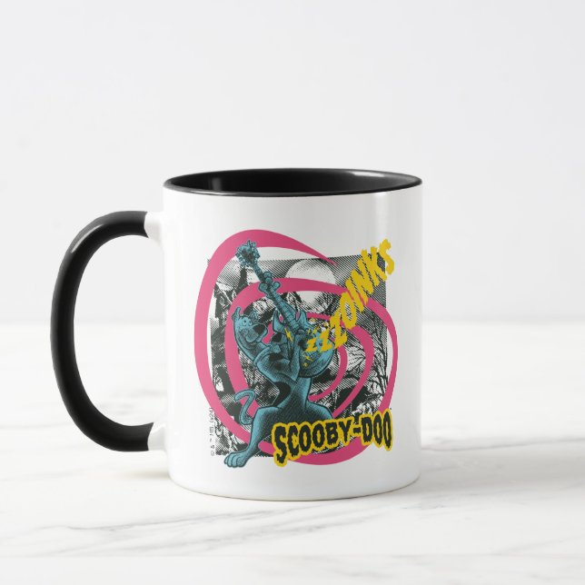Scooby-Doo Zoinks Punk Guitar Graphic Tasse (Links)