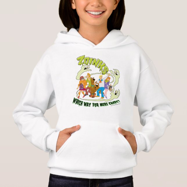 Scooby-Doo | Zoinks Welcher Weg für mehr Süßigkeit Hoodie (Vorderseite)