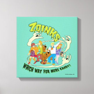 Scooby-Doo | Zoinks Welcher Weg für mehr Süßigkeit Leinwanddruck