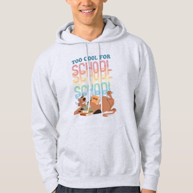 Scooby-Doo zu Cool für die Schule Hoodie (Vorderseite)