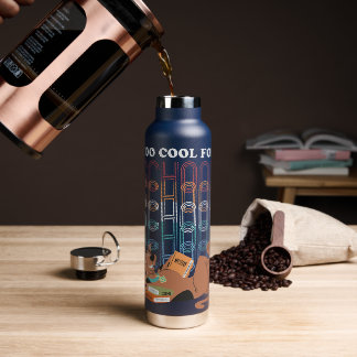 Scooby-Doo zu Cool für die Schule Trinkflasche