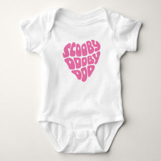 Scooby Dooby Doo Heart Baby Strampler