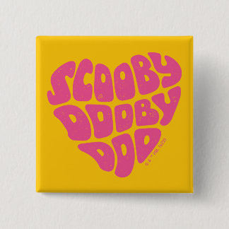 Scooby Dooby Doo Heart Button