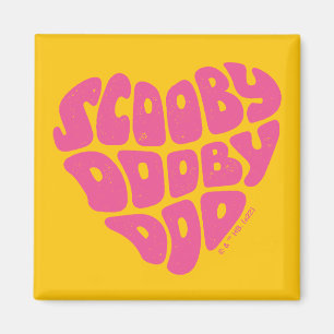 Scooby Dooby Doo Heart Magnet