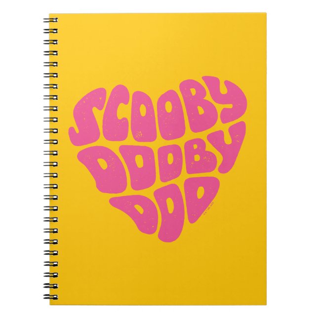 Scooby Dooby Doo Heart Notizblock (Vorderseite)