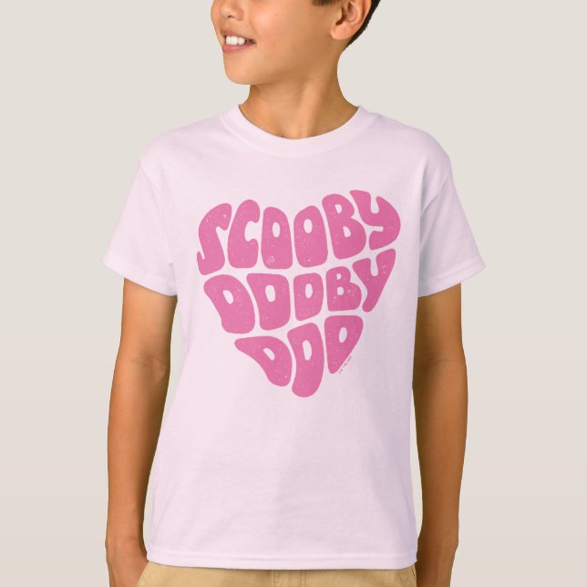 Scooby Dooby Doo Heart T-Shirt (Vorderseite)