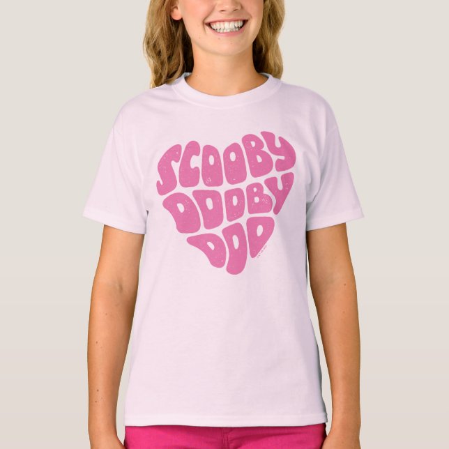 Scooby Dooby Doo Heart T-Shirt (Vorderseite)