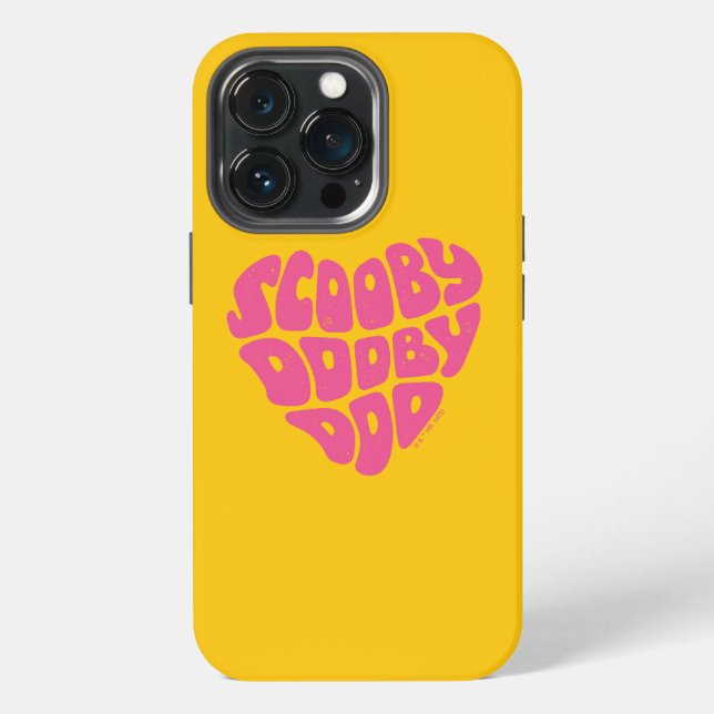 Scooby Dooby Doo Herz iPhone Hülle (Hinten)