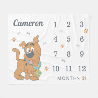 Scooby-Dooo Monthly Meilenstein Baby Fleecedecke