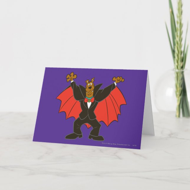 Scooby Dracula Karte (Vorderseite)