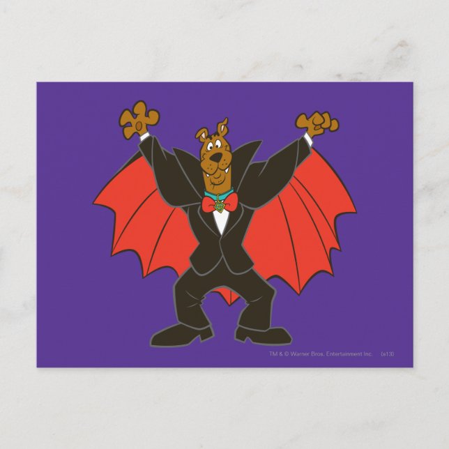 Scooby Dracula Postkarte (Vorderseite)