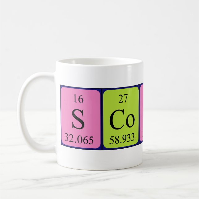 Scooby Periodenname Tasse (Links)