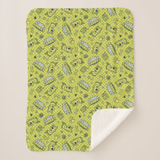 Scooby Snacks Galore Schachbrett Pattern Sherpadecke
