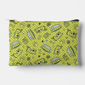 Scooby Snacks Galore Schachbrett Pattern Zubehörtasche