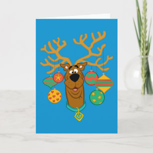 Scooby the Reindeer Feiertagskarte