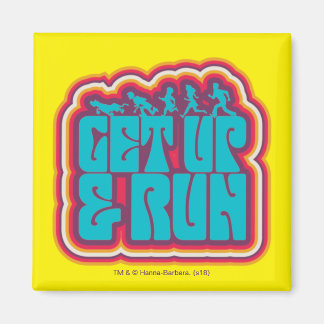 Scooby und die Gang "Get Up & Run" Grafik Magnet