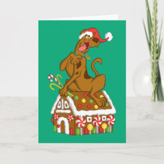 Scooby und Gingerbrett House Feiertagskarte
