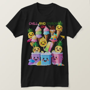 Scoop, Sip, Smile – Sommer-Treats-T-Shirt T-Shirt