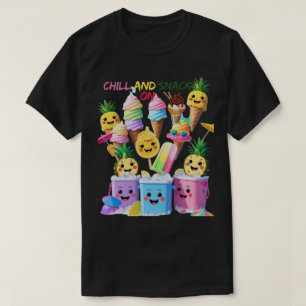 Scoop, Sip, Smile – Sommer-Treats-T-Shirt T-Shirt