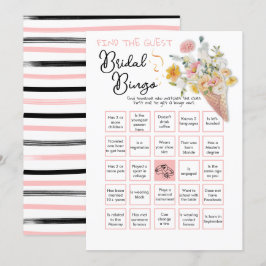 Scooped Up-Brautparty Suchen Sie den Gast BINGO Einladung