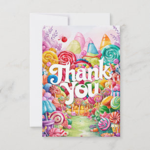 Scoops Candyland danke Karte