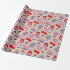 Scoops & Snoots party wrapping paper  Geschenkpapier