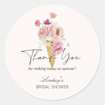 Scoopup Ice Cream Brautparty Vielen Dank