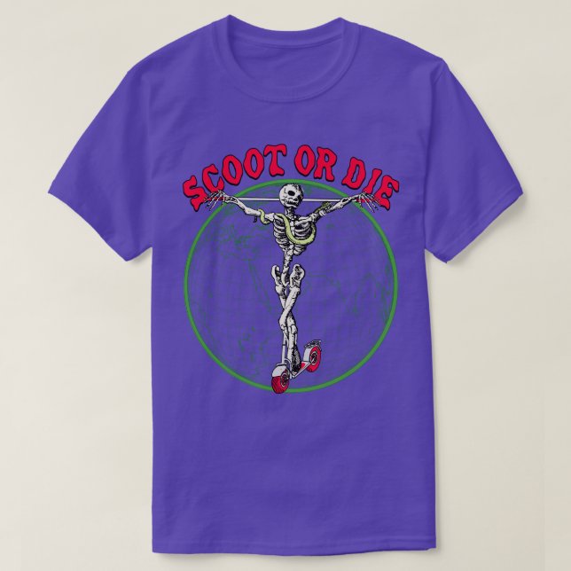 Scoot oder stirb T-Shirt (Design vorne)