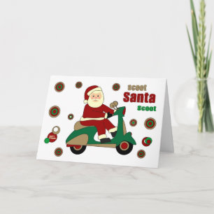 Scoot Santa Scoot Card Feiertagskarte