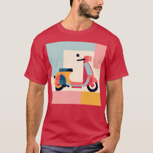 Scooter als Minimal Bauhaus Art 2 T-Shirt