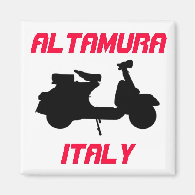 Scooter, Altamura, Italien Magnet (Vorne)