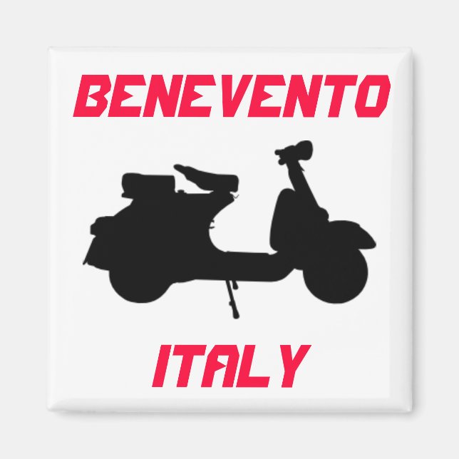 Scooter, Benevento, Italien Magnet (Vorne)