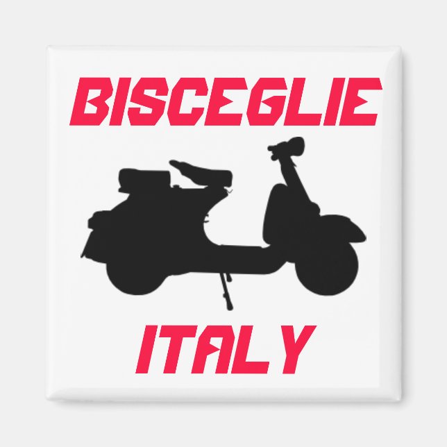 Scooter, Bisceglie, Italien Magnet (Vorne)