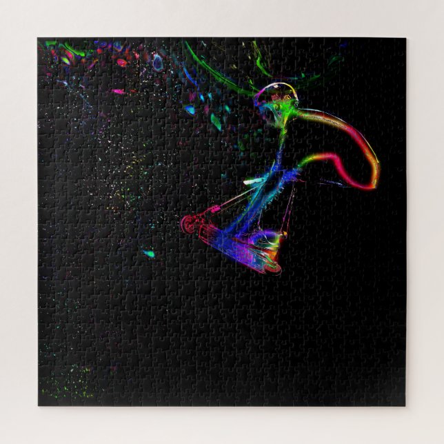 Scooter-Boy Puzzle (Vertikal)