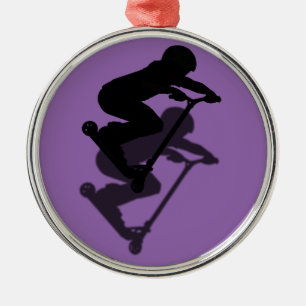 Scooter Boy - Stunt Scooter 5 Ornament Aus Metall