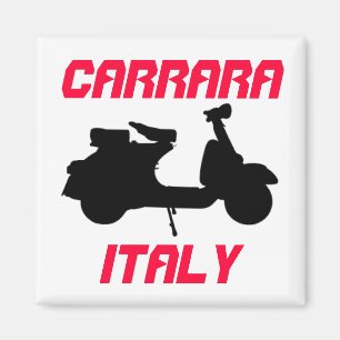 Scooter, Carrara, Italien Magnet