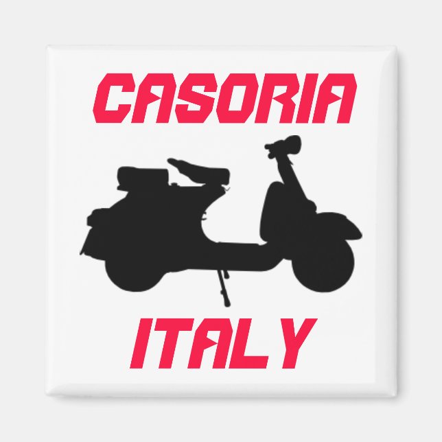 Scooter, Casoria, Italien Magnet (Vorne)