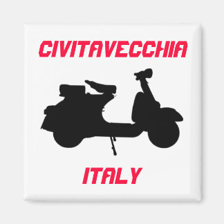 Scooter, Civitavecchia, Italien Magnet