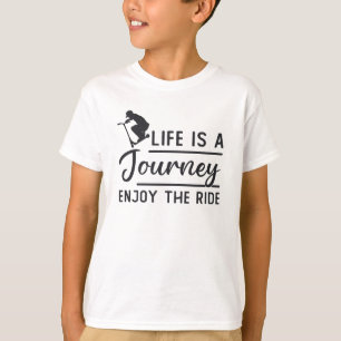Scooter Driver Life ist eine Reise Escooter Funny T-Shirt